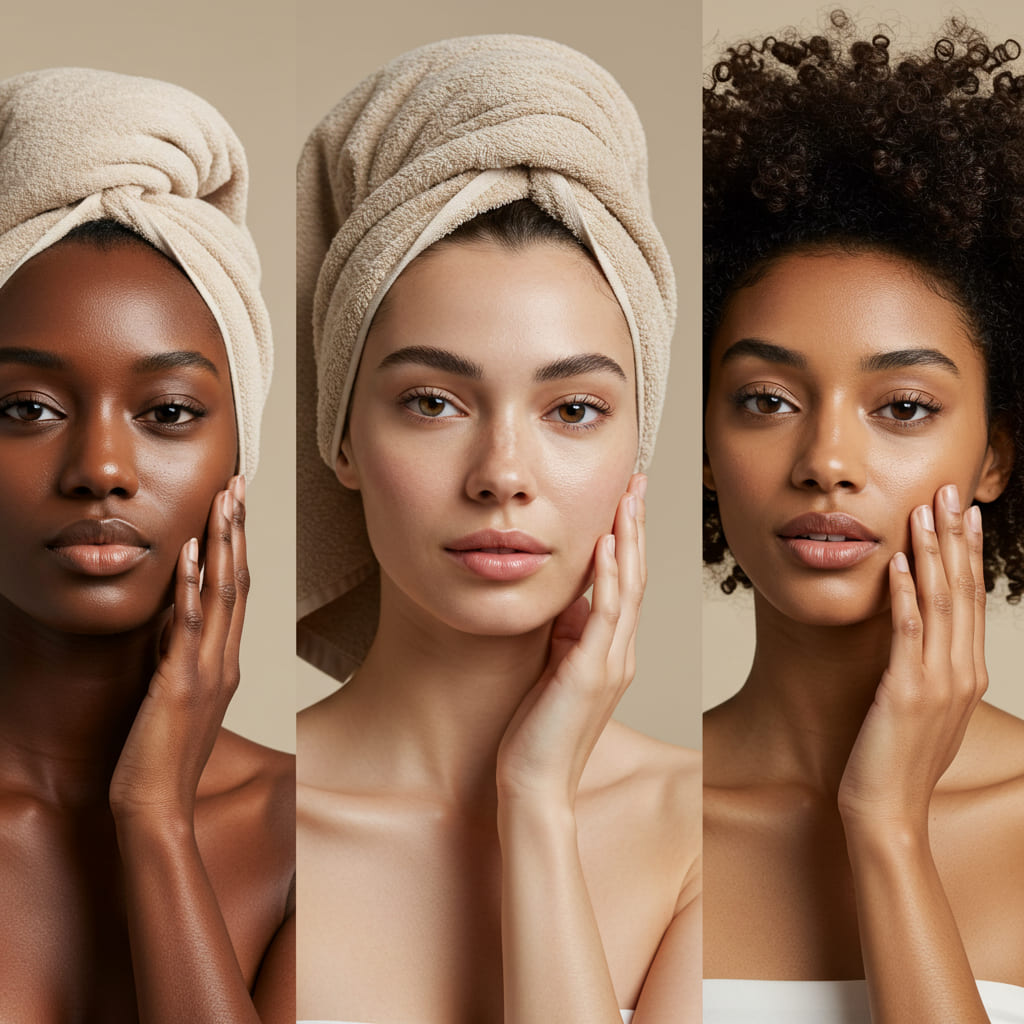 Skincare for different types of skin